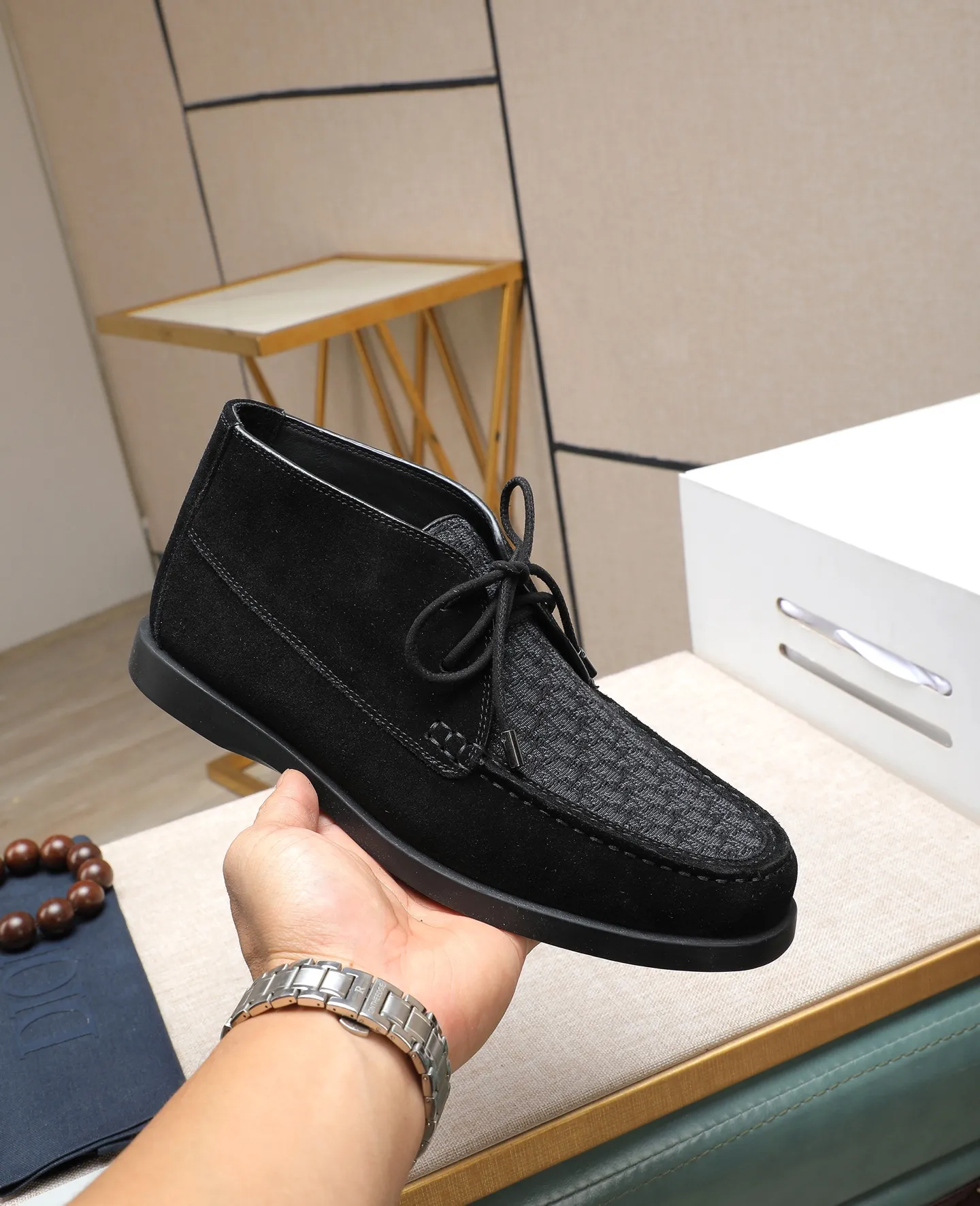 Men's shoes 💰600💰Water-dyed cow lining Original order quality Dior —🆘. Dior Original order purchase, high-end leather shoes, fabric: Made of Italian imported cowhide➕Water-dyed cow lining/cowhide lining➕Specially available original outsole, fine workmanship, real-life photos🎬Size: 38-44 (with full set of packaging)